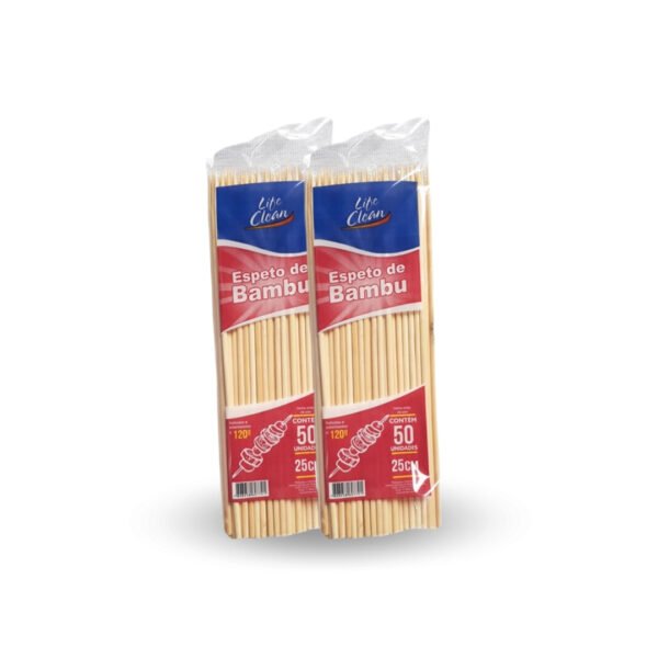 Espetos de Bambu Life Clean