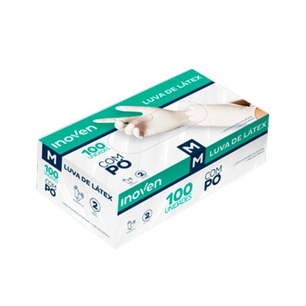 Luva Latex com Pó Inoven
