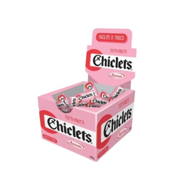 Chiclets Tutti-Fruti Caixinha