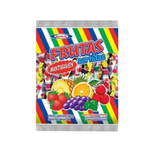 Bala Santa Fé Sortida Frutas Mast 500g